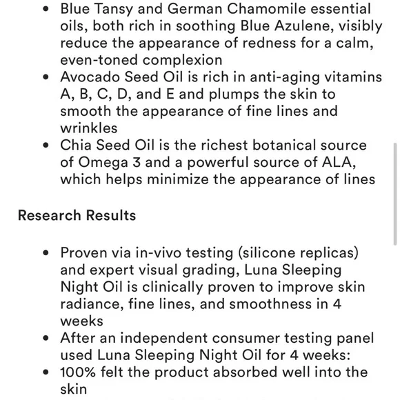 NEW $105 Sunday Riley Luna Retinol Sleeping Anti Aging Night Face Oil 1.18 Fl Oz - Picture 7 of 7